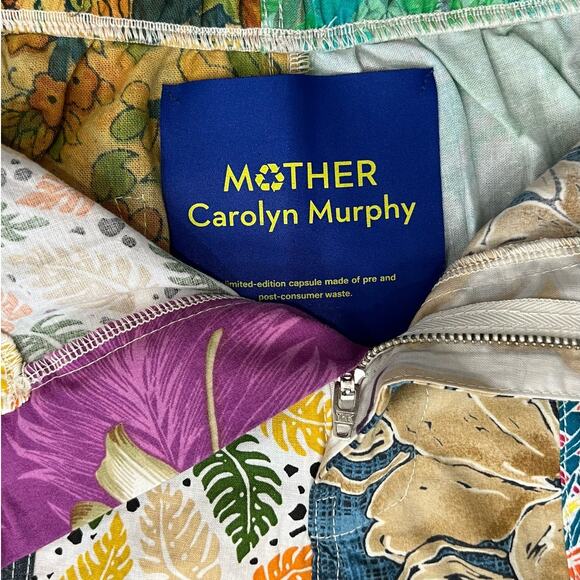 Mother x Carolyn Murphy Recycled Hawaiian Board Shorts High Waist size M NEW Tag - Picture 10 of 10